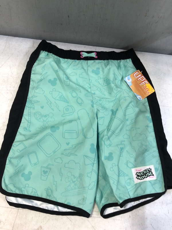 Photo 2 of Boys Disney Mickey Mouse Swim Trunks - size 11/12 - Disney Store
