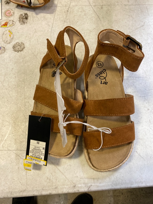 Photo 2 of Girls' Agatha Footbed Sandals - Art Class?. SIZE 13 
