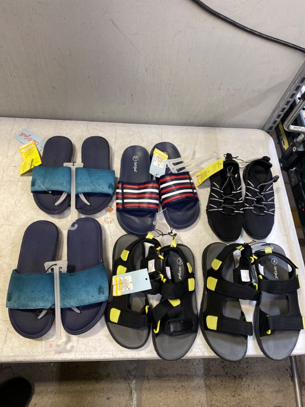 Photo 1 of BAG LOT, MISC. KIDS FOOTWEAR(SIZES MAY VARY, BUY AS IS)