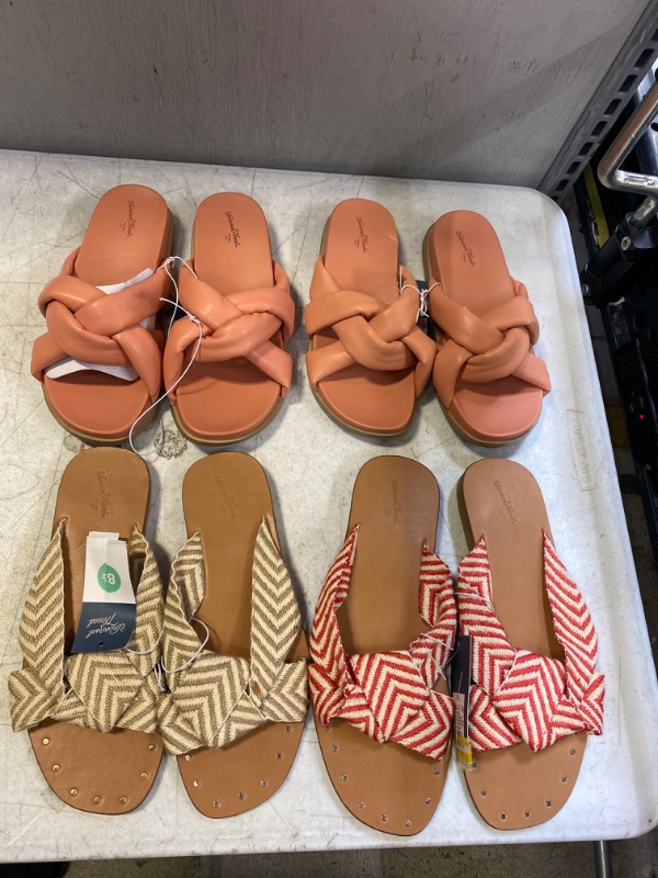 Photo 1 of BAG LOT, MISC. WOMENS SANDALS (SIZES MAY VARY, BUY AS IS)