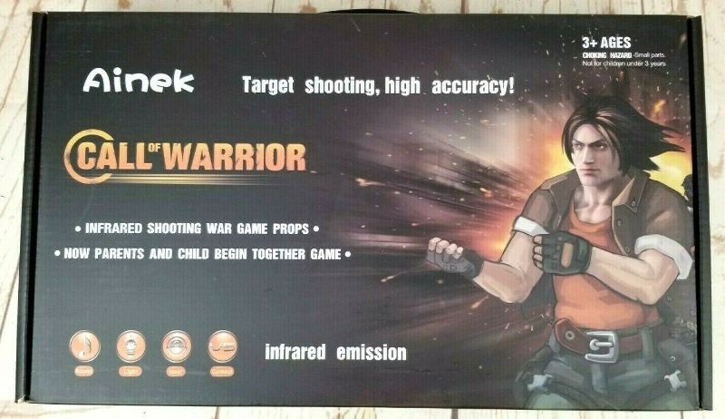 Photo 1 of Ainek Call of Warrior Infrared Laser Tag Set 2-pack Child & Adult Indoor/Outdoor
