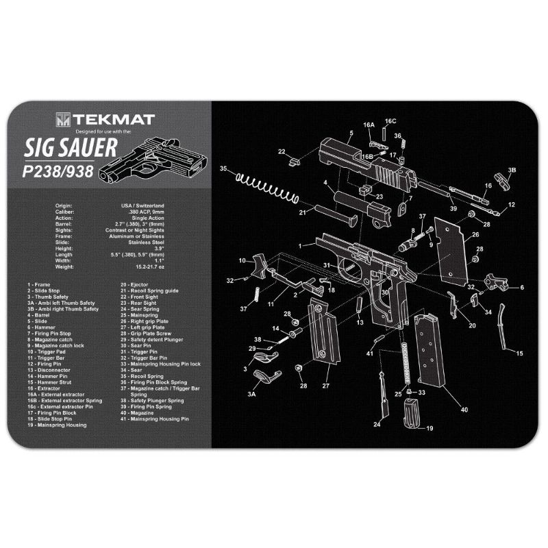 Photo 1 of Tekmat Handgun Gun Cleaning Mat
