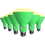 Photo 1 of 6 Pack Selectable Full Spectrum BR30 Grow Light Bulbs for Seeding, Growing, Flowering, 120w Equivalent E26 Base Non-Dim LED Flood Light Bulb for Indoor Flowers, Fruit, Greenhouse, hydroponic
