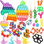 Photo 1 of Fescuty Fidget Toys Pack Set Pop Fidgets Toy Sets Packs Fidget Toys Pack Stress Relief and Anti-Anxiety Tools Sensory Toys (23 Packs)
