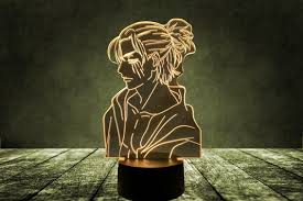Photo 1 of 3D LED ILLUSION LAMP, ANIME (3 DIFFERENT STYLES)