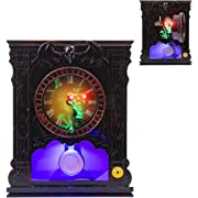 Photo 1 of 10inch Electronic Antique Clock Halloween Ornament ,with Light and Sound, The Clock Panel Will Open by Voice Control and Light Control
