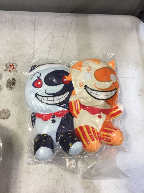 Photo 2 of 2pcs Sundrop and Moondrop Plush Toys 9.8 Inch, FNAF Plushies, Stuffed Animal for Security Fans

