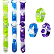 Photo 1 of Bracelet Fidget Toy,3 pcs Pop Bracelet,Party Favors for Kids Adults, Wearable Stress Reliever Sensory Fidget Bracelet
