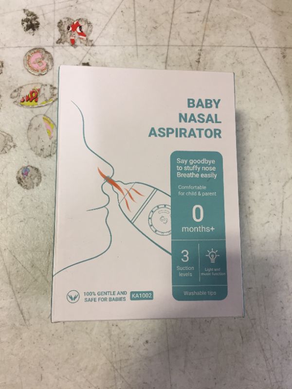 Photo 2 of Baby Nasal Aspirator - Electric Nose Sucker with USB Rechargeable, Adjustable intensities & 3 Replaceable Silicone Tips Nasal Aspirator for Baby Toddlers
