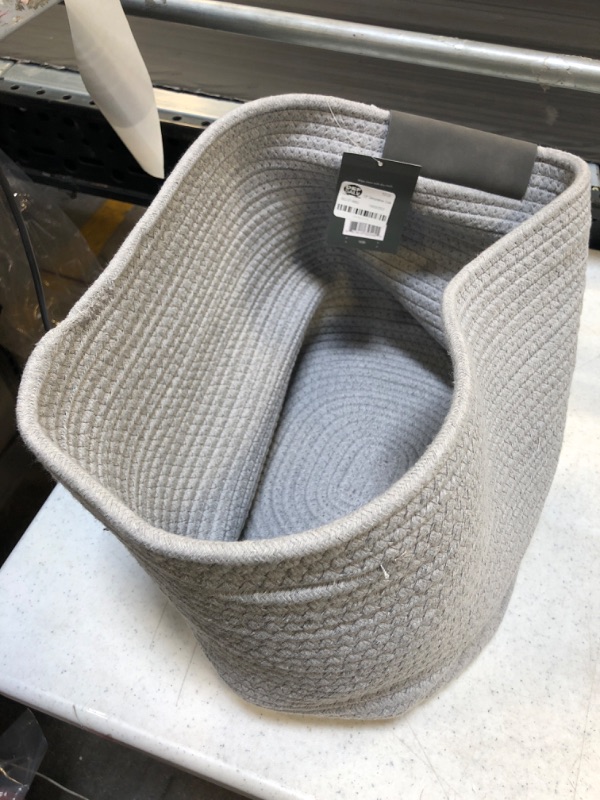 Photo 2 of 13" Decorative Coiled Rope Basket - Brightroom™

