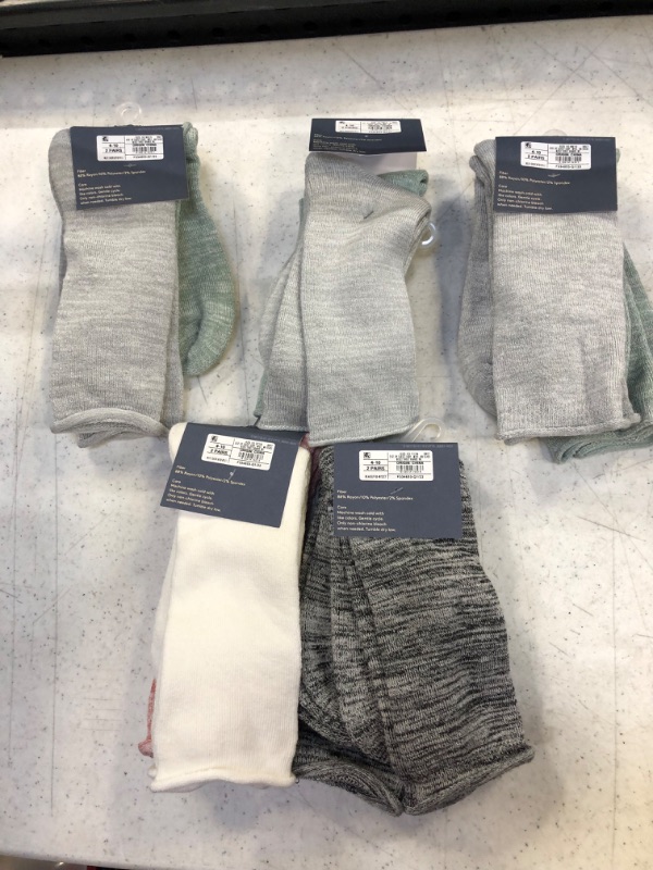 Photo 1 of Assorted tube socks, various styles and sizes lot of 5