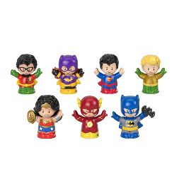 Photo 1 of Fisher-Price Little People DC Super Friends Figures 7pk (Target Exclusive) ( PACKAGING HAS MINOR DAMAGE ) 

