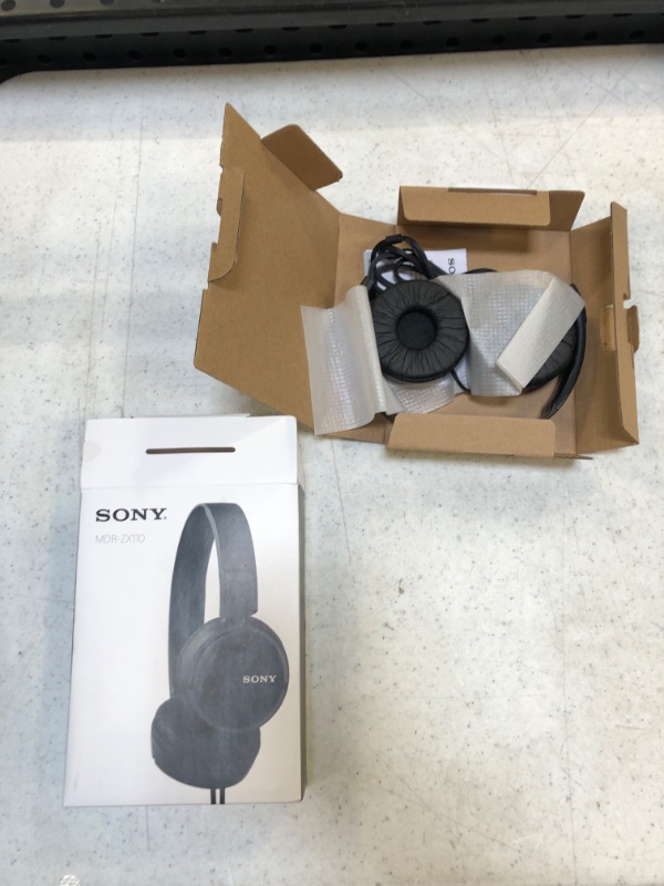 Photo 2 of Sony ZX Series Wired On Ear Headphones - (MDR-ZX110)

