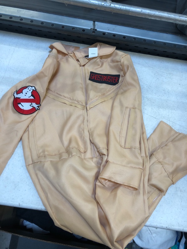 Photo 2 of Ghostbusters Costume for Kids, Official Ghostbusters Classic Jumpsuit , Child Size Medium (7-8)
