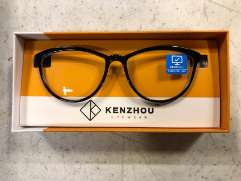 Photo 2 of K KENZHOU Blue Light Computer Glasses 1 Pack for Women-Stylish Eyewear Spring Hinges