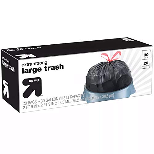 Photo 1 of 2pk up&up Extra-Strong Large Trash Bags - 30 Gallon - 20ct ~ BOXES ARE BEATUP
