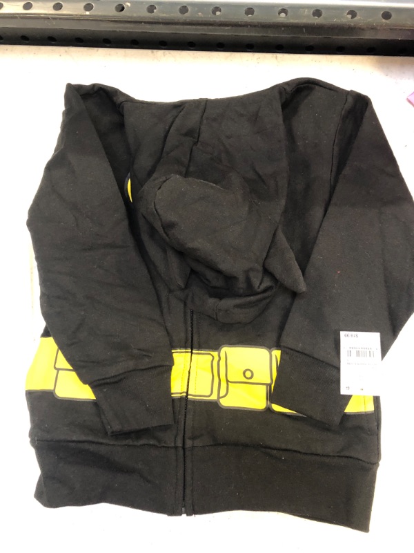 Photo 2 of Boys' Batman Zip-up Hoodie - Black XS
