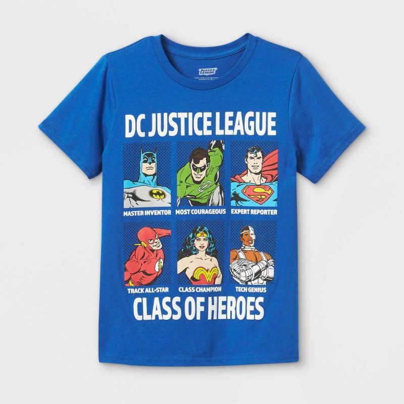 Photo 1 of Boy' Justice League Sort Sleeve Graphic T-Shirt - S 
