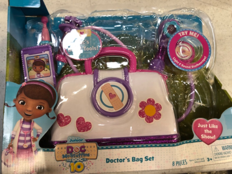 Photo 1 of Doc Mcstuffins Toy Hospital Doctor's Bag Set, Role Play, Ages 3 up, by Just Play (1210325)
