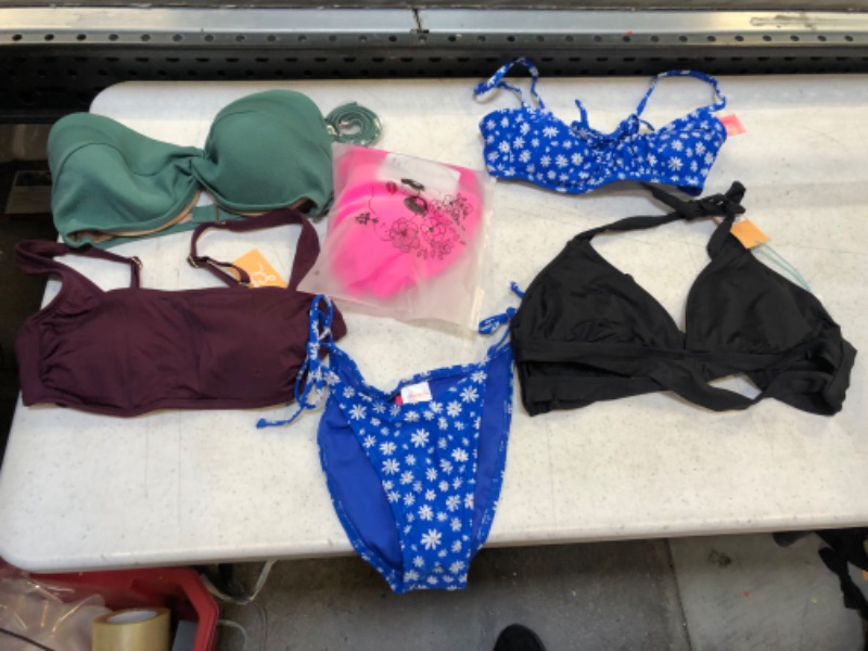 Photo 1 of bundle of women's swimwear various sizes sold as is