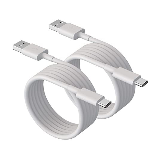 Photo 1 of Hrbzo USB Type-C to USB-A 6A Fast Charger USB Cable,2-Pack 3.3 Feet (1 Meters), White
