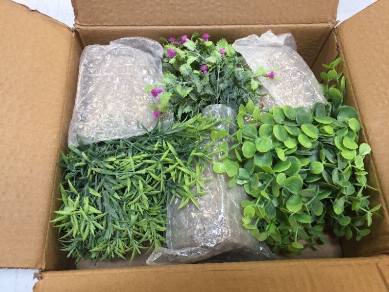 Photo 1 of 3 Small Fake Plants,RESTLY Artificial Plants & Flowers in Pots,Faux Plants Artificial Green Plants for Home Decor Indoor

