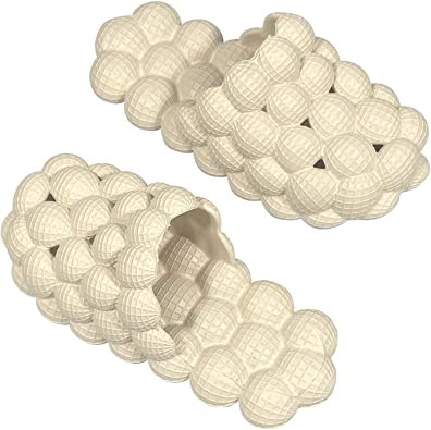 Photo 1 of Funny Lychee Bubble Slippers Reflexology Flip Flop For Women'S And Men'S Trengy Slippers SIZE 5-6 
