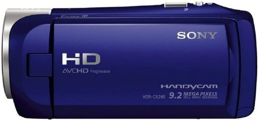 Photo 1 of SONY HDRCX240/L Video Camera with 2.7-Inch LCD - Blue (Renewed) NO original package. ( ITEM TESTED ) 
