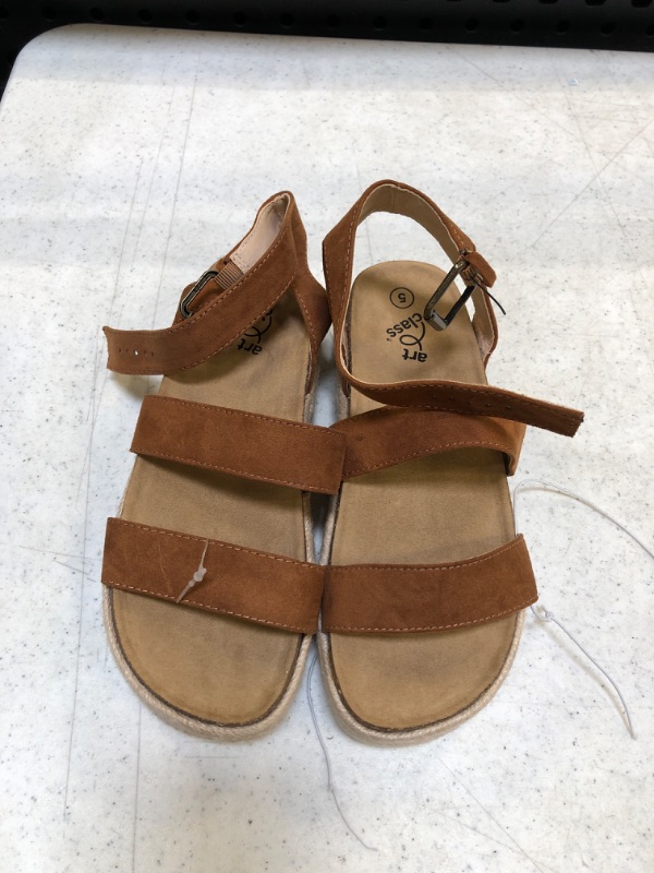 Photo 2 of Girls' Agatha Footbed Sandals - Art Class™ SIZE 5
