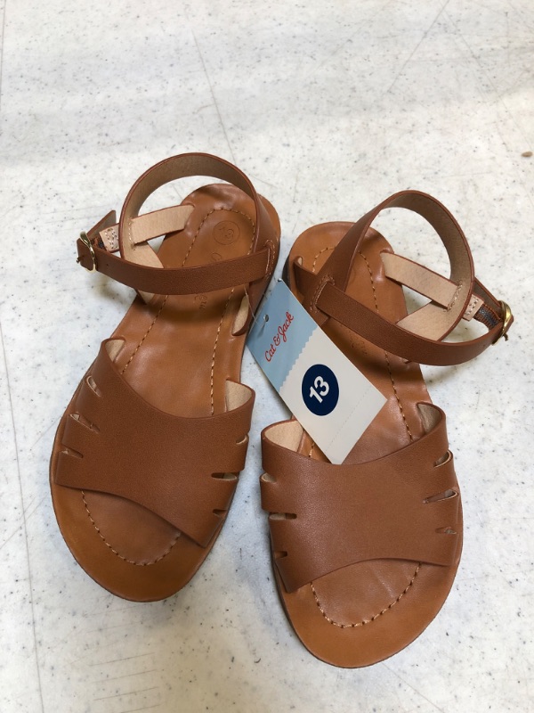 Photo 1 of Girls' Lillian Ankle Strap Sandals - Cat & Jack™ SIZE 13
