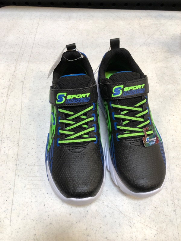 Photo 2 of Boys' S Sport by Skechers Otis Performance Sneakers - Black/Blue  SIZE 5
