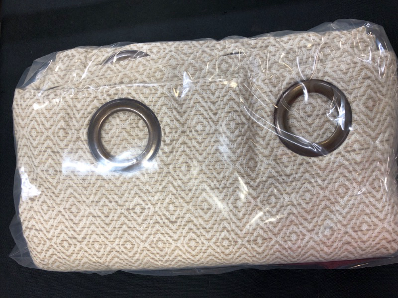 Photo 1 of 1pc Light Filtering Diamond Weave Window Curtain Panel - Threshold™ Size
54"W x 95"L



