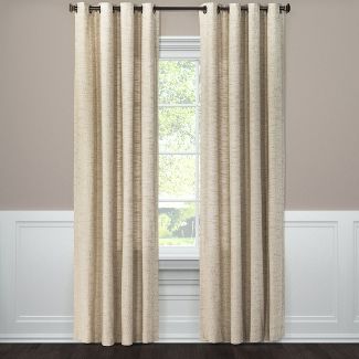 Photo 1 of 1pc Light Filtering Diamond Weave Window Curtain Panel - Threshold™ Size
54"W x 95"L


