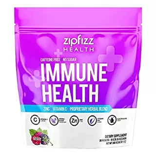 Photo 1 of Zipfizz Immune Health Drink Mix, Immune Boost with Zinc & Vitamin C  -- BB 11/2022 --