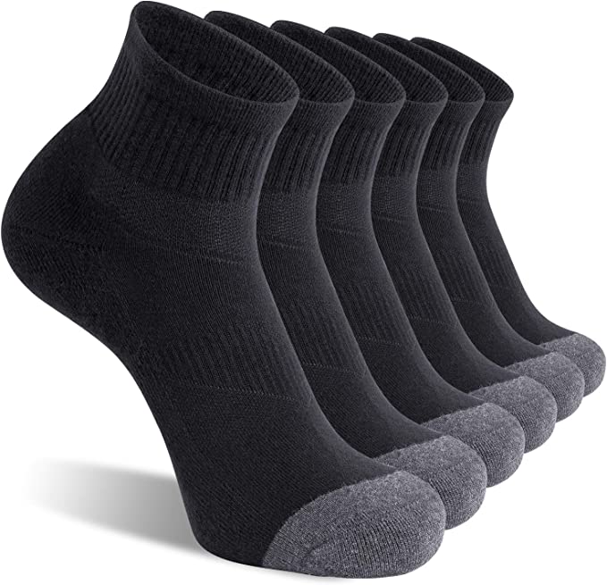 Photo 1 of  9 Pack Men's Ankle Socks with Cushion Athletic Running Socks SIZE 10

