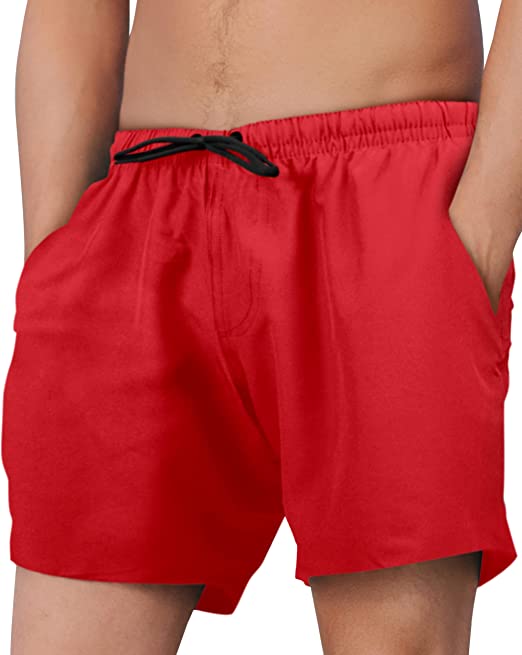 Photo 1 of Fort Isle Mens 7 inch Swim Trunks - 4 Colors Hidden Pocket Mens Bathing Suit 7 inch Inseam | Mens Swim Trunks 7 inch Inseam SIZE L 
