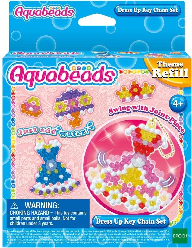 Photo 1 of Aquabeads Dress Up Key Chain Set  -- FACTORY SEALED --
