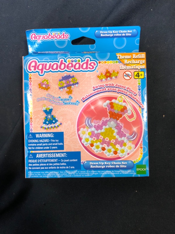 Photo 2 of Aquabeads Dress Up Key Chain Set  -- FACTORY SEALED --
