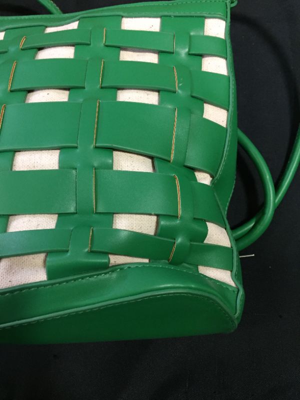 Photo 2 of 2 WOMEN Faux-leather crossbody bags-- green bag is damage from packaging--