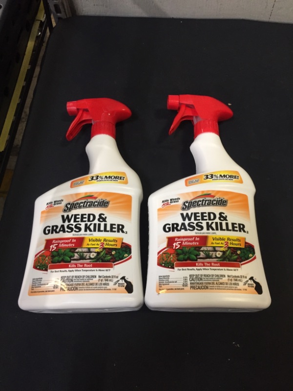 Photo 2 of 32 fl oz Ready-to-Use Weed  Grass Killer - Spectracide 2 PCK