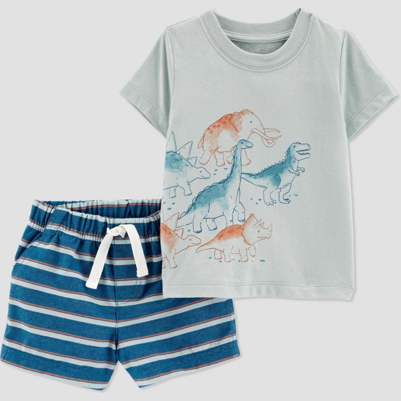 Photo 1 of Baby Boys' Dino Top & Bottom Set - Just One You® Made by Carter's Sage Green
3 MONTHS