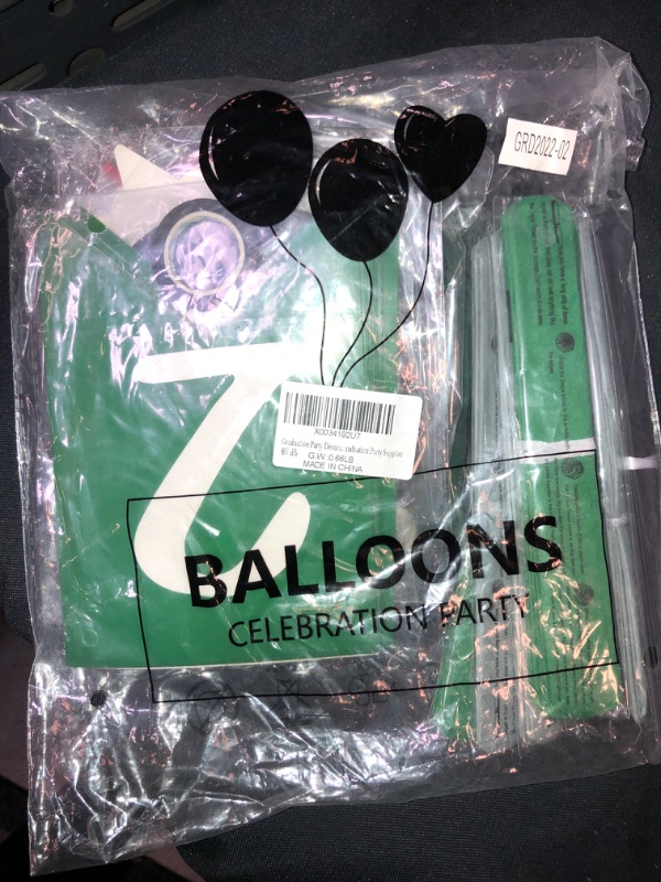 Photo 2 of 
Roll over image to zoom in
Graduation Party Decorations 2022, Christmas Decorations Green CONGRATS CLASS OF 2022 Banner Congrats Grad Balloons Paper Pompoms Hanging Swirls Kit for Graduation Party Supplies