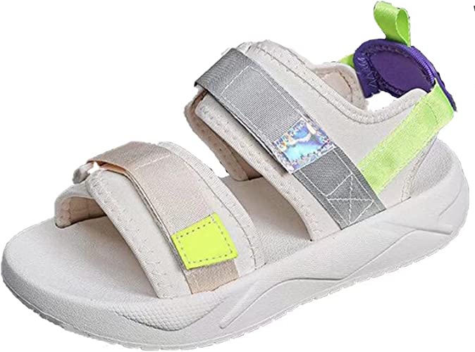 Photo 1 of Goofort Durable Fashion Sport Women Sandals Footbed flat Cushion Summer Dresses Hiking Shoes for Ladies Girls Velcro holiday essentials, SIZE 7 
