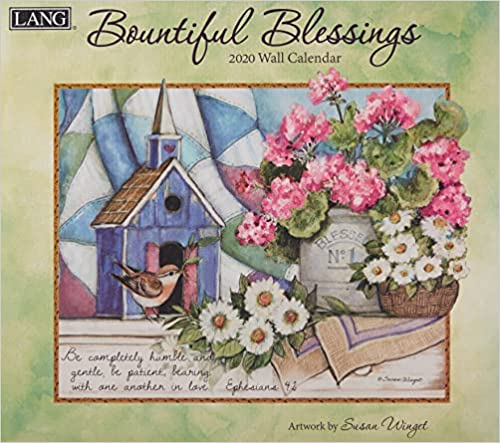 Photo 1 of Bountiful Blessings 2020 Calendar: Includes Downloadable Desktop Wallpaper Calendar – Wall Calendar, April 1, 2019
