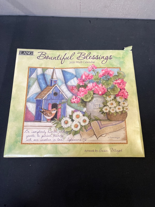 Photo 2 of Bountiful Blessings 2020 Calendar: Includes Downloadable Desktop Wallpaper Calendar – Wall Calendar, April 1, 2019
