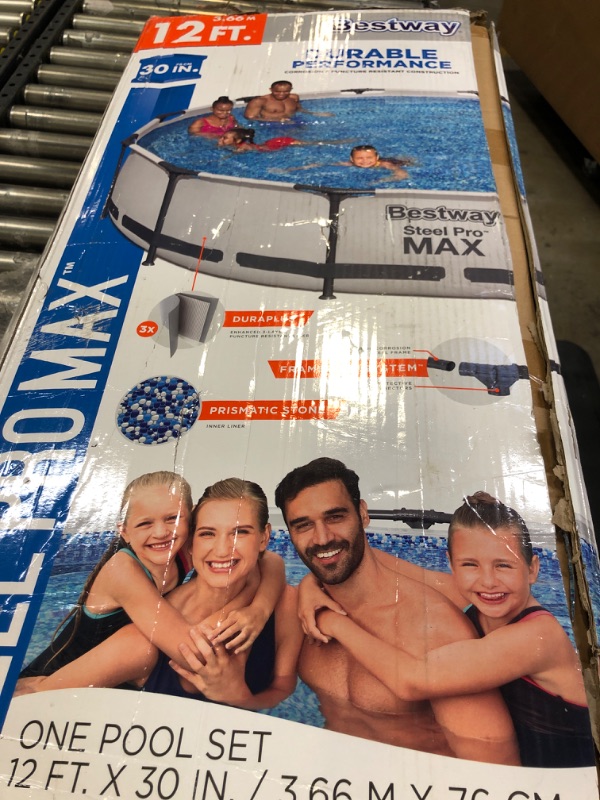 Photo 1 of Bestway Steel Pro Max 12 Feet x 30 Inches Pool Set