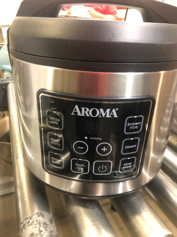 Photo 2 of Aroma ARC-150SB 20-Cup (Cooked) Digital Cool-Touch Rice Cooker, Food Steamer and Slow Cooker