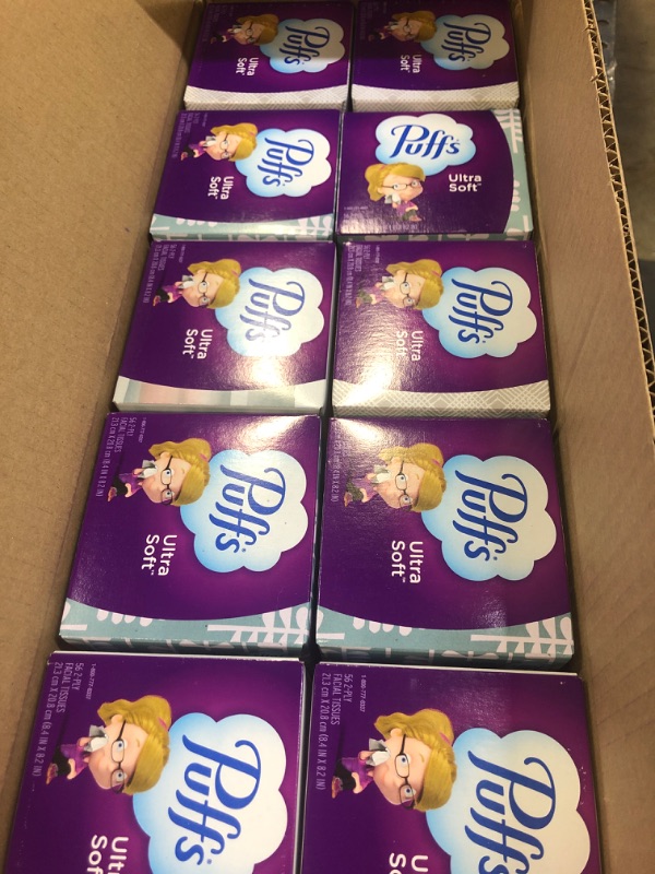 Photo 2 of 10 BOXES Procter & Gamble Puffs Ultra Soft/Strong Tissue