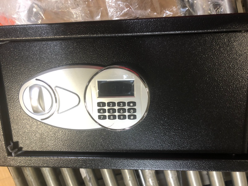 Photo 1 of Amazon Basics Steel Security Safe with Programmable Electronic Keypad - Secure Cash