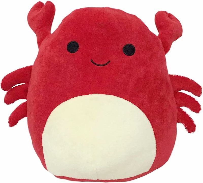 Photo 1 of 1 Pcs Cute Crab Plush Toy Crab Stuffed Animal, 8 Inch Cotton Plushies Doll Soft Lumbar Back Cushion Pillow for Car and Home Decoration Plush Birthday, Christmas (Crab)
